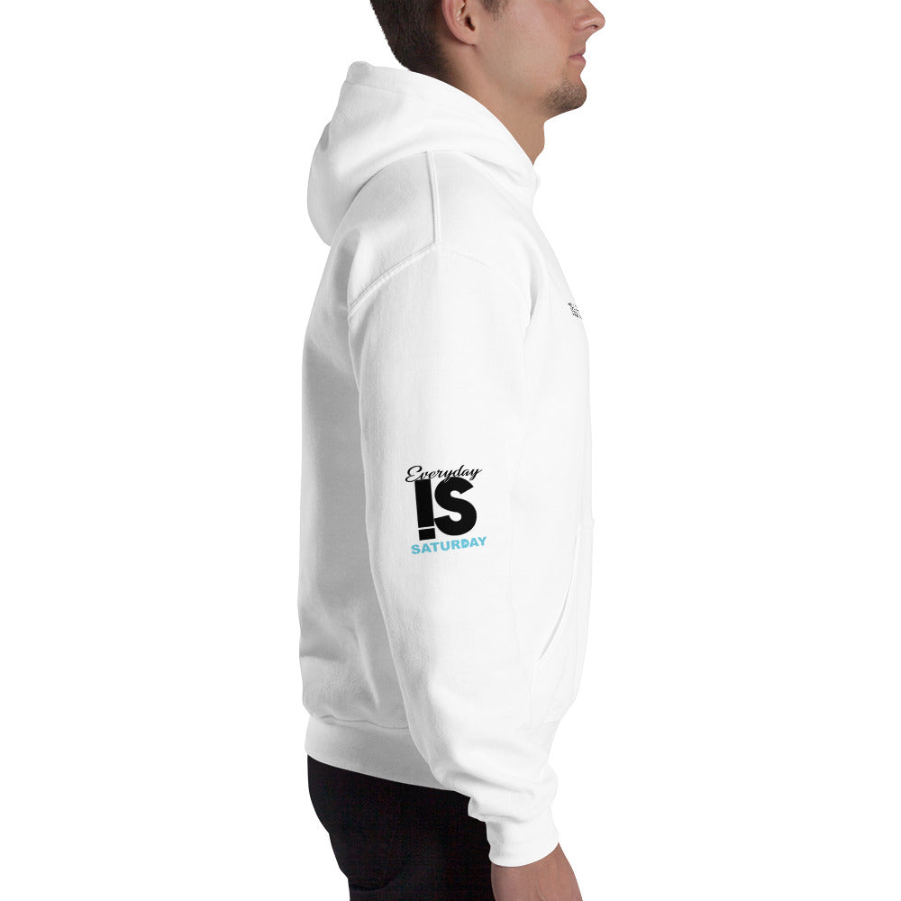 Black hoodie.