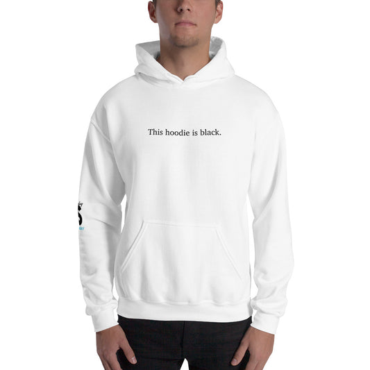 Black hoodie.